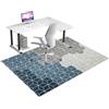 Qesjodfu Tappetino per Sedia da Ufficio, 140 x 180 cm Tappeto Sedia Ufficio Gaming, Tappeto Salvapavimento, Tappeto Protettivo Sottosedia, Tappetino Protettivo per Pavimenti Duri, AntiGraffio Antiscivolo