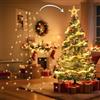 Aigostar Luci Albero di Natale, 1.8m albero di natale luci led IP44 Impermeabile, 108 LED, 8 Modalità, Bianco Caldo. Perfette per feste, celebrazioni (Nessuna batteria inclusa)