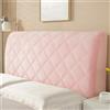 AYUOEODM Copri Testiera Letto Matrimoniale Imbottita Tortora,copritestiera Matrimoniale/singolo/una Piazza E Mezza Microfibra Marrone,elasticizzata Trapuntata Cuscino Copertura ( Color : Pink , Size : 150cm(59