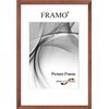FRAMO Cornice foto 35 x 50 cm in legno massello | Marrone wengé | Colore/dimensione selezionabile | cornici per manifesti | Puzzle | Poster | N°076