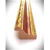 Artecentro cornice dorata lavorata classica per quadri -dipinti su tela - oro/colore con o senza passepartout in legno-varie misure (oro/rosso, 50 x 100)