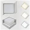 MAKA change your life quality MAKA, Applique Esterno da Parete LED 15W, 1500 Lumen, Dimmerabile Calda, Naturale, Fredda, Nero/Bianco, Impermeabile PVC - 220V (Q15W 3000K-4000K-6500K)