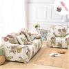 Morbuy Copridivano Elasticizzato Tre Due posti con Penisola, Morbuy Beige Senza Braccili Fodera Copridivani Universale Divano con Corda Fissa Sofa Protettore Copertura Divano (2 posti,Rosa)