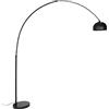 Qazqa xxl - Lampada da terra Moderno - 1 luce - L 2210 mm - Nero - Moderno - Soggiorno I Camera da letto