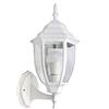 Vetrine inrete Vetrineinrete® Lanterna da giardino stile retrò lampada a parete antica applique a muro per illuminazione esterni ed interni ES09 (Bianco) G72