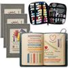 bergxperten embroom embroidery stitch book libro ricamo con kit strumenti punti ricamo fai da te per principianti e appassionati include ago filo forbici guida passo passo