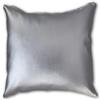 Cieffepi Home Collections Cuscino Arredo ECOPELLE (40 x 40 cm, Argento)