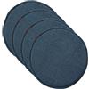 SDNAM Set di 2/4/6 Cuscini Sedie Cucina Confortevoli ,Cuscino per Sedia Rotondo Diametro 30/40/45cm,Cuscino Memory Foam per Sedie,Cuscini per Sedie da Cucina Antiscivolo ( Color : #6 , Size : 4pcs 40cm/15.7