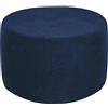 ELYSYSRL Rotondo Copri Pouf Elasticizzato Fodera Velluto Grande 50X50 80x80 80x65 Ottomano Cover Fodera Poggiapiedi per Divano Jacquard Antiscivolo Cover Sgabello Copertura Protettiva per Ottomana ( Color : @2