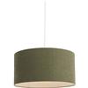 Qazqa combi - Lampada a sospensione con paralume Moderno - 1 luce - Ø 500 mm - Verde - Moderno - Soggiorno I Camera da letto I Sala da Pranzo I Cucina