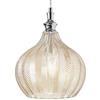 G.E.A. Luce Lampadario Moderno Gea Luce Cleofe S11 E27 Led Vetro Ocra Lampada Sospensione