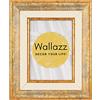 Wallazz Cornice Portafoto in Legno Pregiato - Made in Italy - Vetro Sintetico Infrangibile Crilex - Cornice per Tela - Design Italiano e Qualità Artigianale,18x24cm profilo Bianco