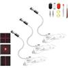 Generic Luce di posizionamento magnetica per macchina da cucire, puntino regolabile/linea retta/proiezione mirino per cucire Quilting allineamento preciso, braccio pieghevole USB (3 pezzi)