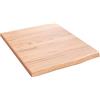 vidaXL Ripiano Muro Marrone Chiaro 40x50x2 cm Massello Rovere Trattato