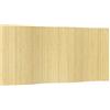 vidaXL Divisorio naturale chiaro 165x400 cm Bambù, schermo separatore parti, divisorio Desktop, schermo separatore