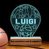 SBUGATTA | Lampada Cameretta Bambino | Regalo Bambino| Sport Basket | Luce Notturna Personalizzata| Effetto 3d Led | Gadget Basket e Calcio | Idea Regalo Compleanno (BASKET/PALLACANESTRO)