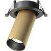 MAYTONI DECORATIVE LIGHTING Faretti da incasso Soffitto e Parete Artisan Nero e oro opaco Alluminio IP 20 AC 220-240 10 W per cucina, sala, studio, camera da letto