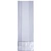 MAQA 100 pz Sacchettini trasparenti per regalini, Sacchetti per biscotti trasparenti con fondo, bustine per caramelle 80x25x25x240 mm