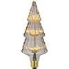TianFan Lampadina a LED vintage, RGB, luce stellata, effetto fuochi d'artificio, lampadina decorativa E27 220/240 V (albero di Natale)