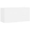vidaXL Mobile Lavabo Bianco 90x38,5x45 cm in Legno Multistrato