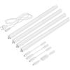 Parlat LED luci sottopensile Rigel, ogni 57,3cm, con interruttore, ogni 880lm, bianco, set di 4