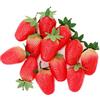 Ulalaza 12Pcs Frutti Artificiali Fragole finte Modello Realistico Big Red Strawberry Party Decoration Ornament Desk