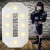 TTiiLoe 100 cm / 3FT Marquee Light Up Number 0, bianco grande marquee Light Up Numbers, pre-tagliato schiuma Board set può essere utilizzato per compleanni, matrimoni, anniversari di bambini, decorazione per