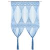 vidaXL Tenda Macramè Blu 140x240 cm in Cotone