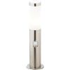 Lightbox Lampada da bitta per esterni rilevatore di movimento - 45 cm di altezza - Ø 12 cm - luce da piedistallo per esterni senza tempo - come illuminazione del sentiero - presa E27, max. 20 W -