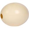 Vestamore Guscio d'uovo di struzzo naturale per arte e intaglio fai da te, altezza 16 cm, larghezza 13,5 cm, colore crema, guscio liscio testurizzato, ideale per progetti di decorazione della casa e
