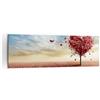ARTTOR Quadro su Tela 160x50cm Stampe da Parete Astrazione autunno albero foglia Grandi Decorazione Murale Camera da Letto 1 pezzo Quadri Moderni Soggiorno Grafica Immagini Wall Art Canvas AB160x50-2609