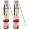 Suarez Sweet Home Collection Profumatore Ambiente Bastancini Con Olio Essenziale Profumato Floreale e Frutatto Diffusore Per La Casa 100 Ml (Fiori Di Melograno, 2 Unità)