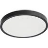 EDO, Plafoniera LED Soffitto PERETI 18W, anello nero 29,5cm 3000K bianco caldo, 1800lm, lampadari moderni, plafoniere bagno da soffitto, lampada a led soffitto, plaffoniere, IP44 EDO777611