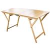 FRASM TAVOLO LAURA PIEGHEVOLE STRISCE IN LEGNO DI FAGGIO 70X140 CM NATURALE FRASM 610084