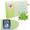 BELTALIA Cuscino Cervicale Alto 16 cm Aromaterapico Antirussamento - Dispositivo Medico Classe 1 Detraibile - Traspirante - Fodera Jersey - Made in Italy - (1, Aloe Vera Jersey, 73X43 H16)