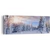 ARTTOR Quadro su Tela Avventura alpi inverno neve Stampe da Parete 140x50cm Quadri Moderni Soggiorno Camera da Letto Cucina 1 pezzo Grandi Decorazione Murale Wall Art Canvas Grafica Immagini AB140x50-2433