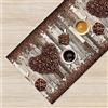 IlGruppone Tappeto Cucina Antiscivolo Made in Italy Passatoia Antimacchia Multiuso Corridoio Soggiorno Lavabile in Lavatrice - 73 Coffe Break - 50x400cm