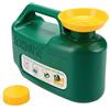Nuova C.Plastica S.r.l. ECOHOUSE Light 5.5LT Tanica Verde per Il Recupero e contenimento dell'olio Alimentare Usato e di frittura per Raccolta differenziata con Tappo Sicurezza Bimbo,Imbuto e griglia filtraggio,plastica