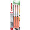 Fiskars Kaimano KDN041506A Dinamik Coltelli Tavola, Acciaio Inossidabile, Arancia, 28x10x2 cm, 6 unità