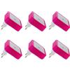 Othmro Luce Notturna LED, 6 Pezzi Bambino Luce Notturna con Sensore Automatico Crepuscolo-Alba, Luce Notturna Risparmio Energetico per Corridoio, Scale, Camera da Letto, Camera dei Bambini (Rosa)