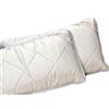 Merino Wool Coppia cuscino/due cuscini 100% lana merino + copertura 100% cotone naturale Woolmark certificato Made with love for in ipoallergenico cuscini, WHITHE / CREAM, 50 x 75 cm