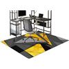Fzamudng Tappeto per Sedia Gaming Tappeto Salvapavimento Protezione Parquet Tappeto Sedia Ufficio Tappetino Protettivo per Pavimenti Duri Ufficio protettore del Pavimento 70 x 90 cm