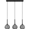 Lucande Lampada a sospensione dimmerabile (Moderno) colore Nero, in Metallo ad es. Soggiorno & Sala da pranzo lampada soffitto plafoniera illuminazione