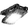 Aizgog Luce Solare Esterna con Clip, Lampada con Sensore di Movimento per Tutte le Stagioni, Clip per Recinzione a Illuminazione Solare Esterna, Per Patii, Giardini, Portici, Balconi, Strade,