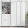 vidaXL Credenza Bianca 45x42,5x185 cm in Legno Ingegnerizzato, credenza Alta, Mobile Contenitore, Mobile Alto, Mobile, credenza Laterale, Mobile Buffet