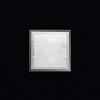 PERENZ Lampada quadrata da soffitto e parete in Vetro Bianco con decori Nero Misure 40x40 cm Spessore 7,5 cm Lampadine 3xE27 max. 40W non incluse