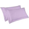 Ipersan Coppia Federe Cuscino Letto, a Tre Volani, 100% Cotone Mercerizzato, Misura 52x83 cm + 6 cm, Tinta Unita, Linea Vivere a Colori, Prodotto Europeo