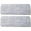 Venteo - scopa autodetergente con secchio a doppio scomparto, scopa a testa girevole e salviette in microfibra (set di 2 salviette in microfibra)