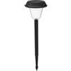 VR VETRINEINRETE Vetrineinrete® Picchetto a led faretto con pannello solare RGB + warm white lampada decorativa per esterno IP54