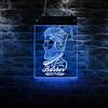 ELD 30cm*20cm Tagli di capelli e rasature Negozio di barbiere Segno aperto a LED per display aziendali Parrucchiere Bordo a LED illuminato Logo Parrucchiere Tabellone pubblicitario Regali per amici Rega